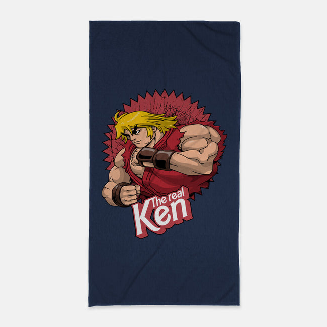 The Real Ken-None-Beach-Towel-Tronyx79