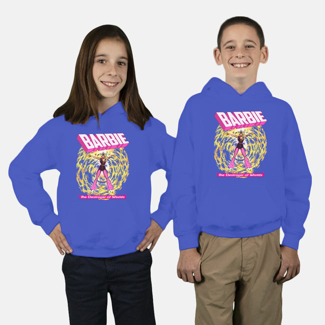 Dark Barbie-Youth-Pullover-Sweatshirt-MarianoSan