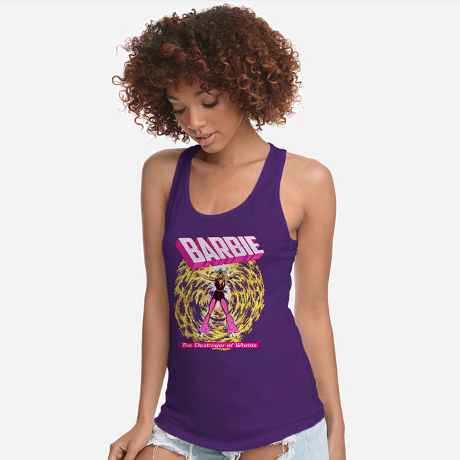 Dark Barbie-Womens-Racerback-Tank-MarianoSan