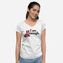 Kenough-Womens-V-Neck-Tee-Poison90