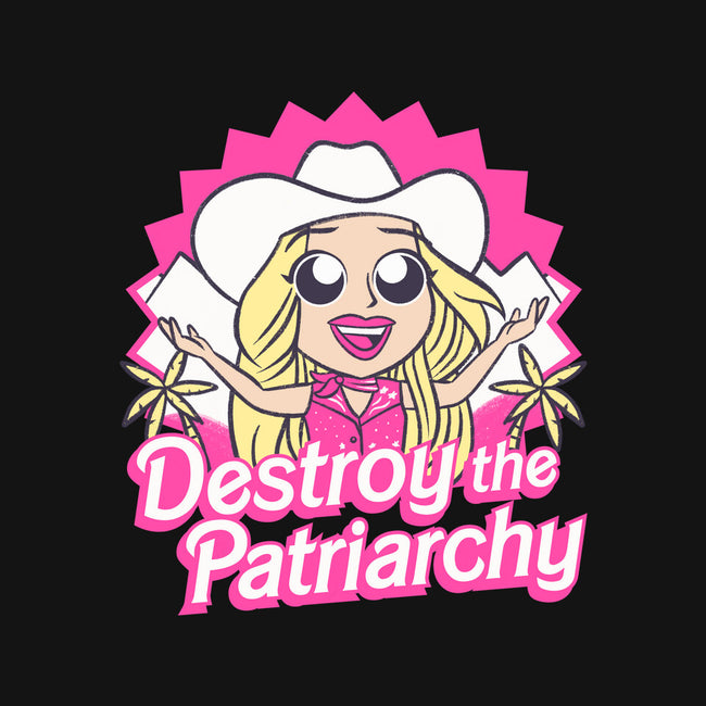 Destroy The Patriarchy-Baby-Basic-Tee-Aarons Art Room