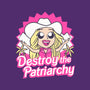 Destroy The Patriarchy-Womens-Fitted-Tee-Aarons Art Room