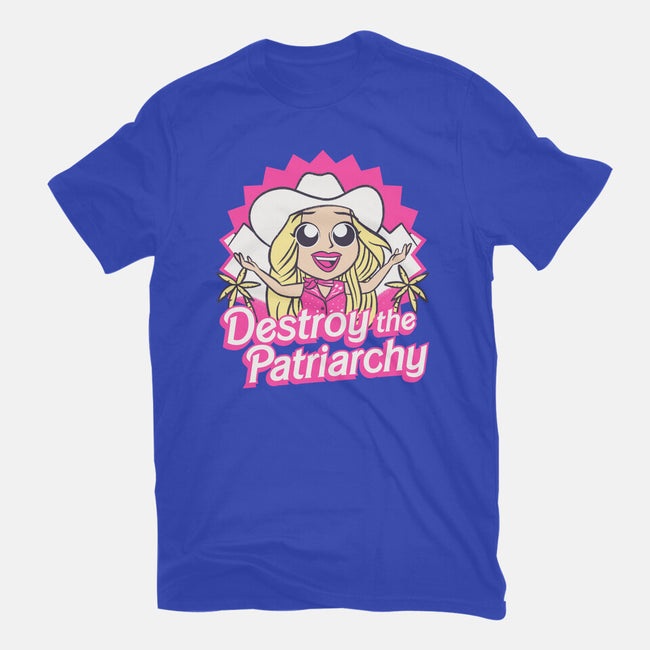 Destroy The Patriarchy-Youth-Basic-Tee-Aarons Art Room