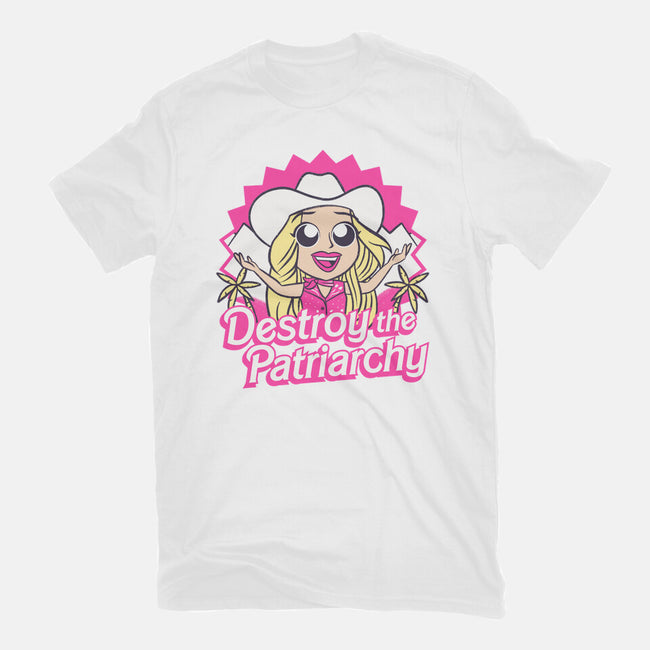 Destroy The Patriarchy-Unisex-Basic-Tee-Aarons Art Room