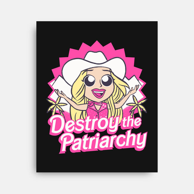 Destroy The Patriarchy-None-Stretched-Canvas-Aarons Art Room