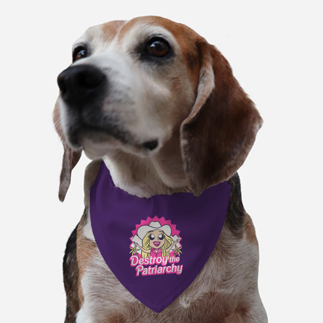 Destroy The Patriarchy-Dog-Adjustable-Pet Collar-Aarons Art Room