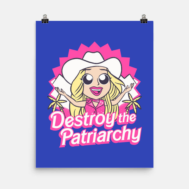 Destroy The Patriarchy-None-Matte-Poster-Aarons Art Room