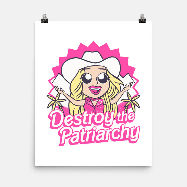 Destroy The Patriarchy-None-Matte-Poster-Aarons Art Room