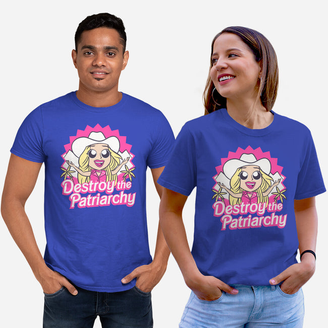 Destroy The Patriarchy-Unisex-Basic-Tee-Aarons Art Room