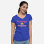 Kenergy-Womens-V-Neck-Tee-rocketman_art