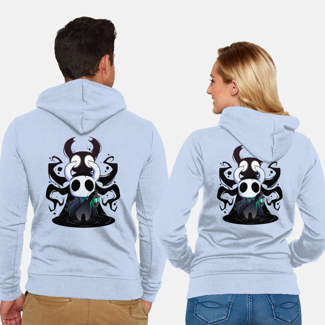 Knight Creature-Unisex-Zip-Up-Sweatshirt-AqueleJutsu