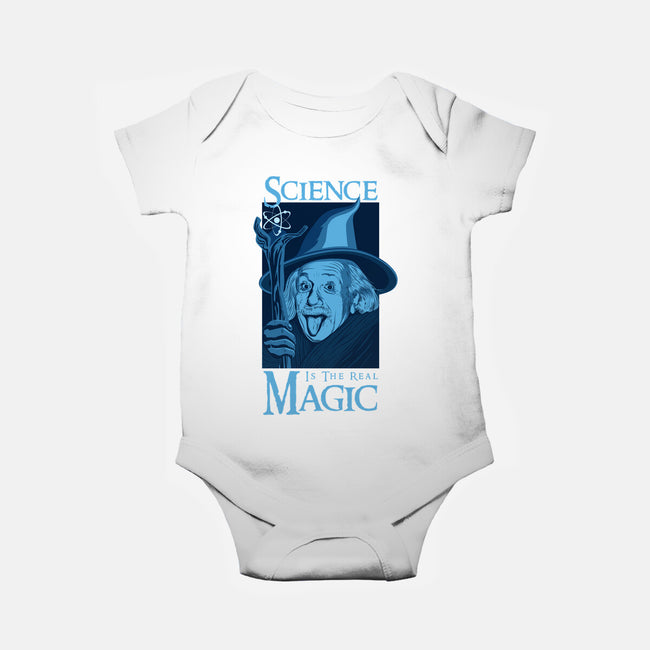 Science Is The Real Magic-Baby-Basic-Onesie-sachpica