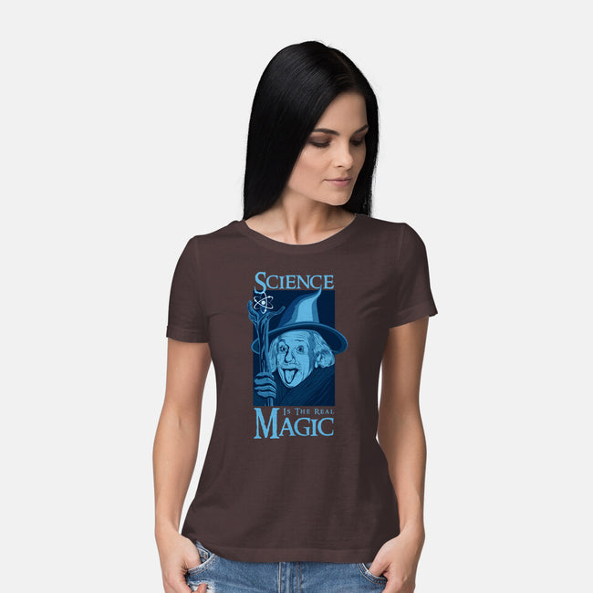 Science Is The Real Magic-Womens-Basic-Tee-sachpica