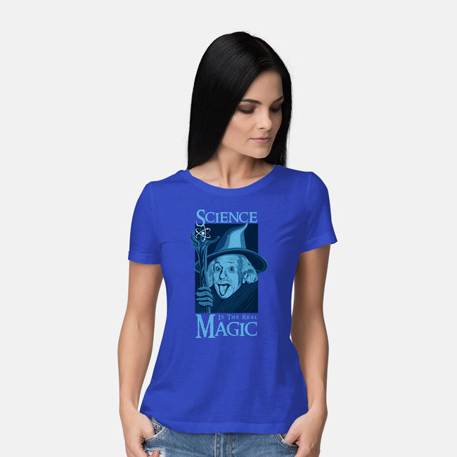 Science Is The Real Magic-Womens-Basic-Tee-sachpica