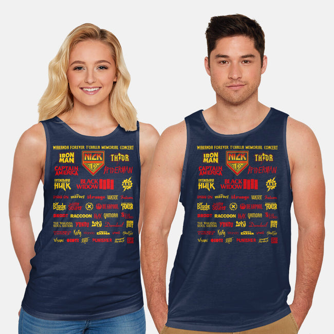 Memorial Concert-Unisex-Basic-Tank-Retro Review