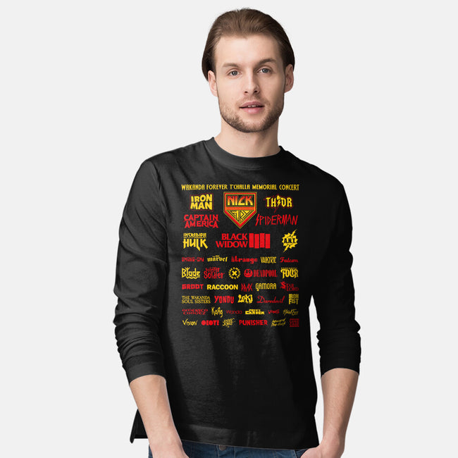 Memorial Concert-Mens-Long Sleeved-Tee-Retro Review