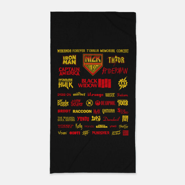 Memorial Concert-None-Beach-Towel-Retro Review