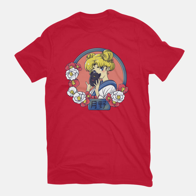 Tsuki No Usagi-Womens-Fitted-Tee-Freecheese