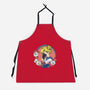 Tsuki No Usagi-Unisex-Kitchen-Apron-Freecheese