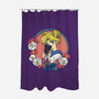 Tsuki No Usagi-None-Polyester-Shower Curtain-Freecheese