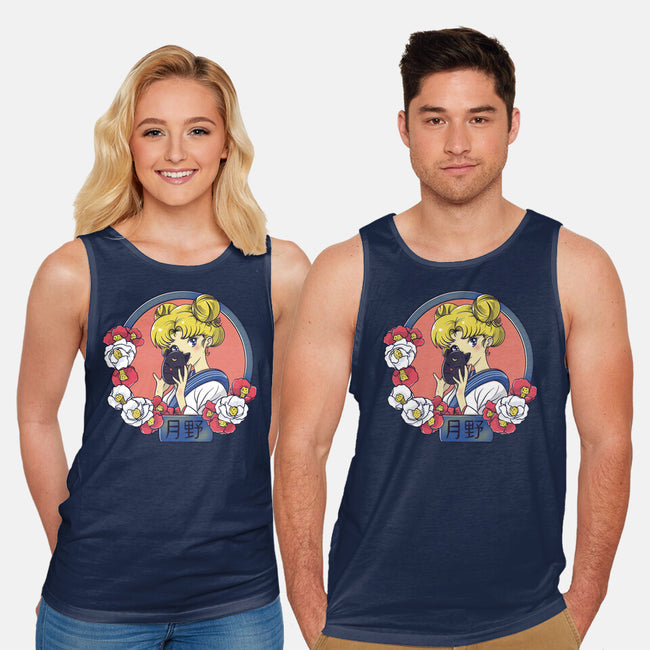 Tsuki No Usagi-Unisex-Basic-Tank-Freecheese