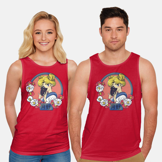 Tsuki No Usagi-Unisex-Basic-Tank-Freecheese