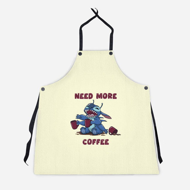 Need More Coffee-Unisex-Kitchen-Apron-Claudia