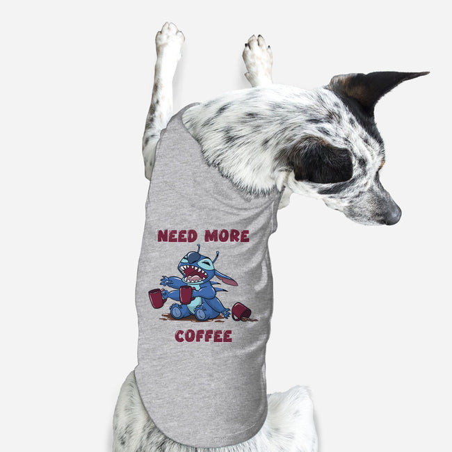 Need More Coffee-Dog-Basic-Pet Tank-Claudia