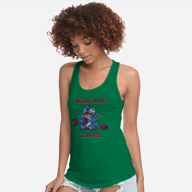 Need More Coffee-Womens-Racerback-Tank-Claudia