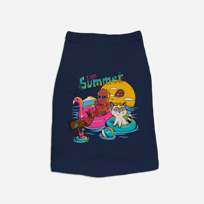 I Am Summer-Dog-Basic-Pet Tank-leepianti