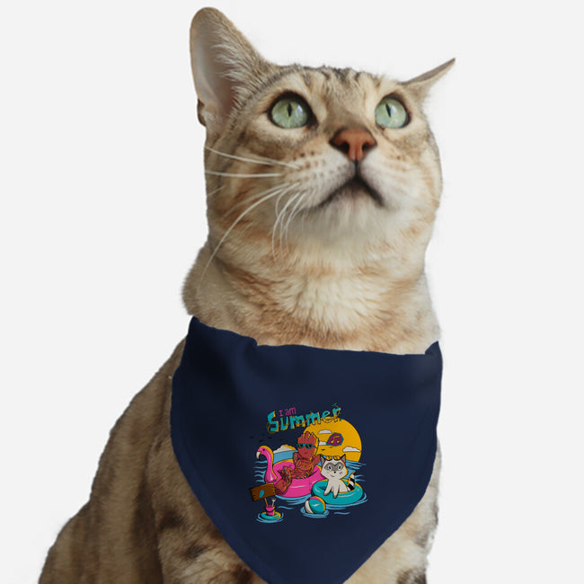 I Am Summer-Cat-Adjustable-Pet Collar-leepianti