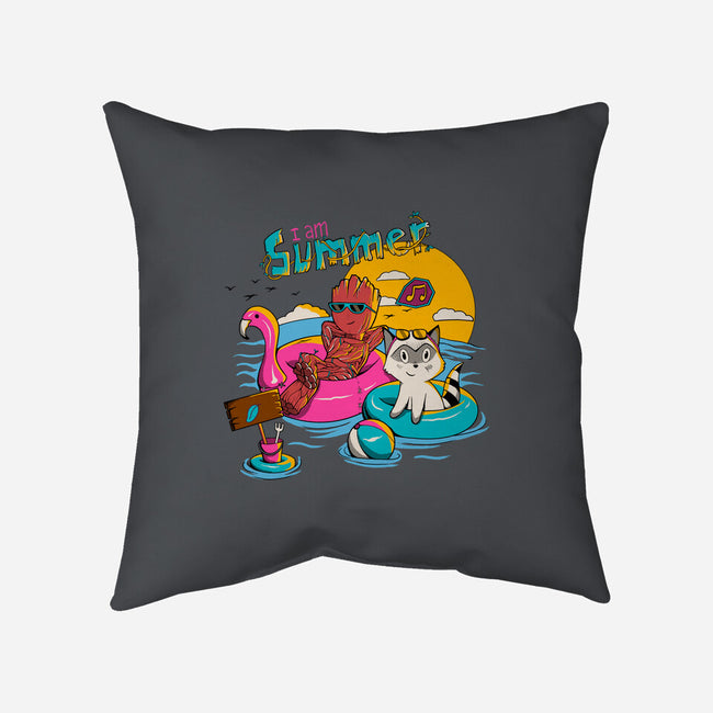 I Am Summer-None-Removable Cover-Throw Pillow-leepianti