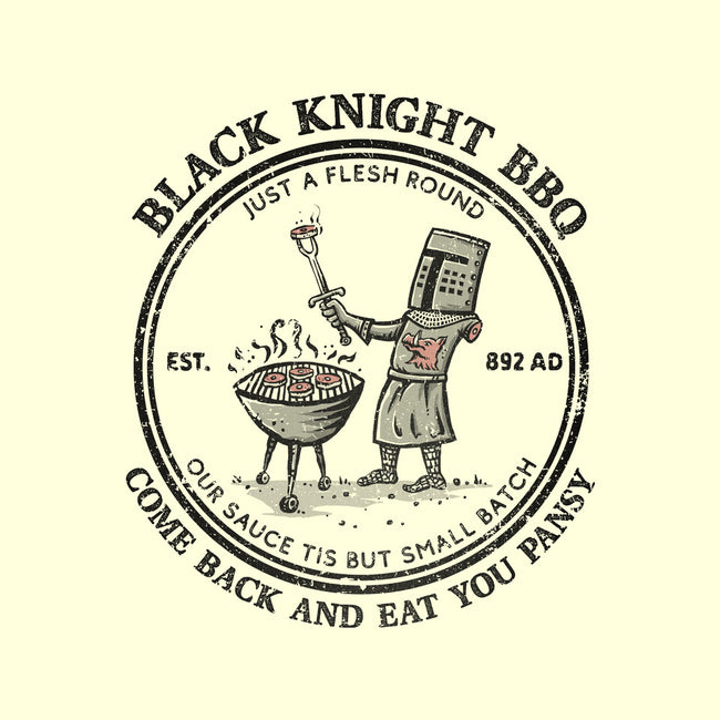 Black Knight BBQ-None-Removable Cover w Insert-Throw Pillow-kg07