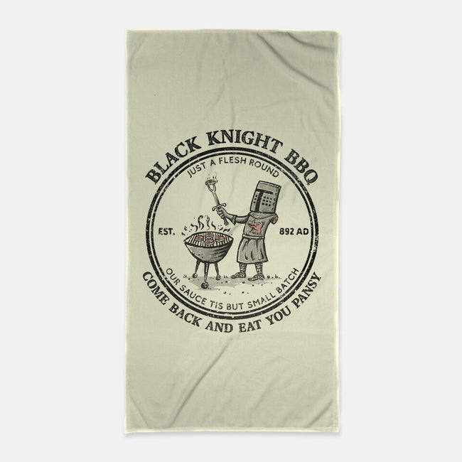 Black Knight BBQ-None-Beach-Towel-kg07