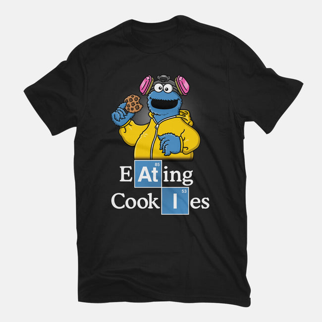 Eating Cookies-Unisex-Basic-Tee-Barbadifuoco