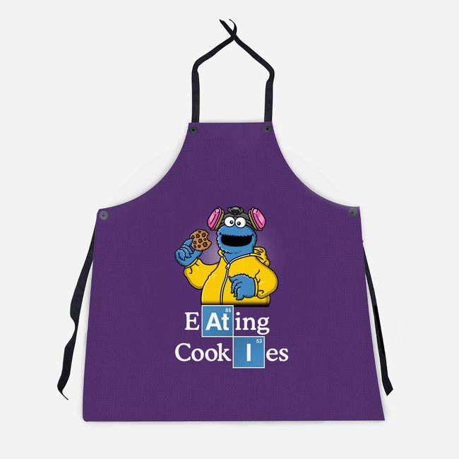 Eating Cookies-Unisex-Kitchen-Apron-Barbadifuoco