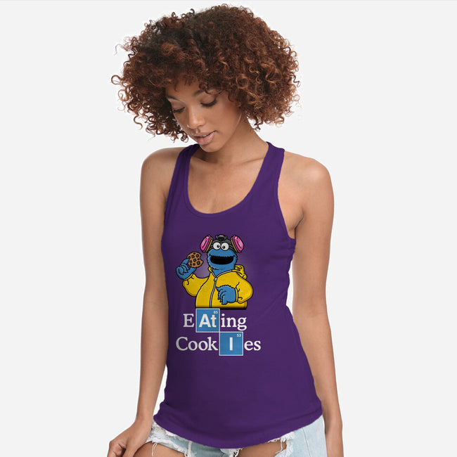 Eating Cookies-Womens-Racerback-Tank-Barbadifuoco