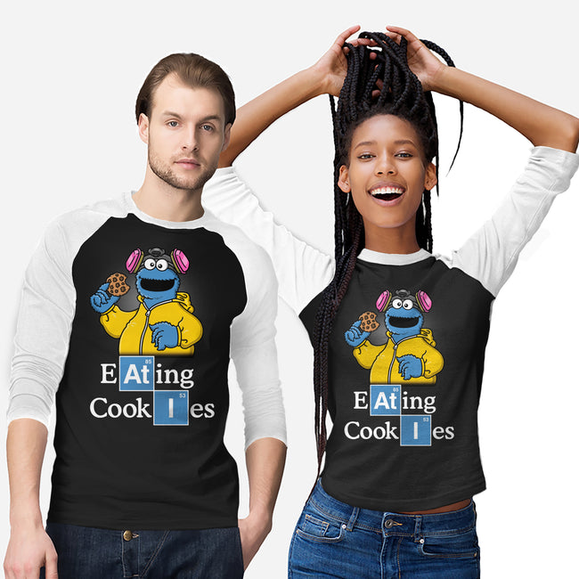 Eating Cookies-Unisex-Baseball-Tee-Barbadifuoco