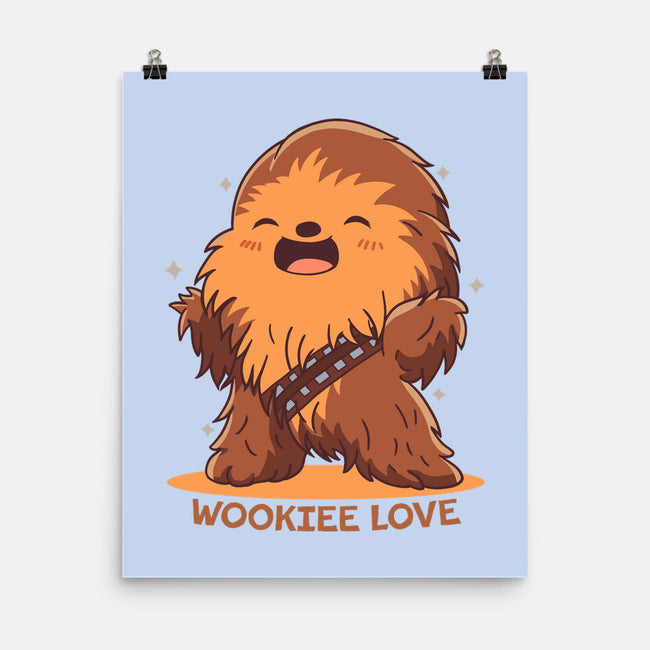 Wookie Love-None-Matte-Poster-fanfreak1