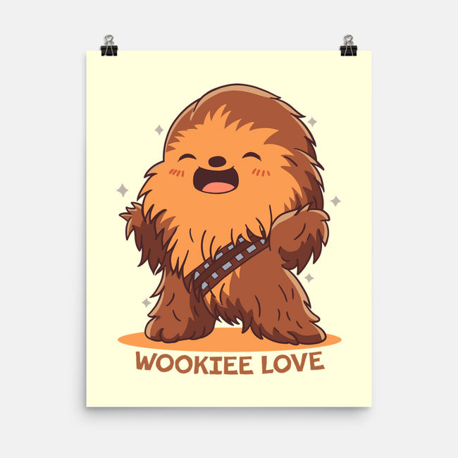 Wookie Love-None-Matte-Poster-fanfreak1