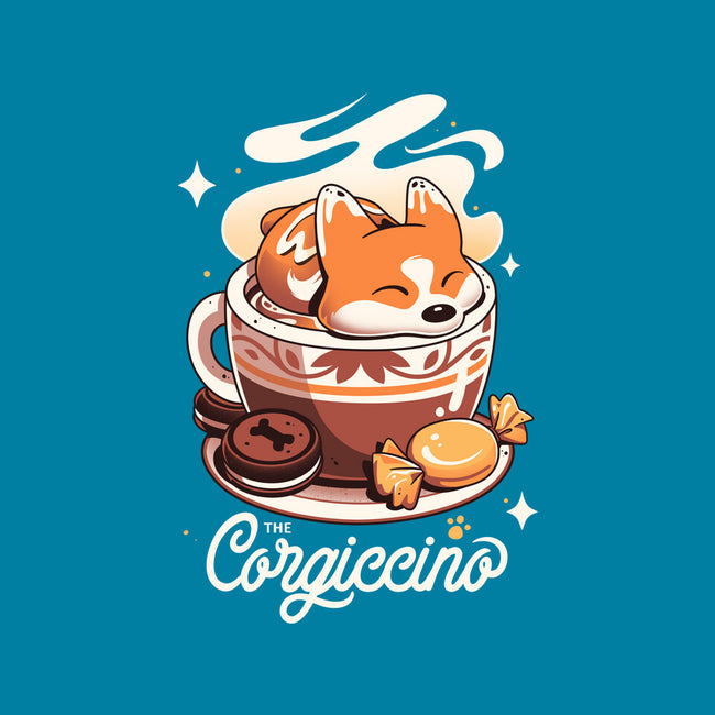 Corgi Coffee Break-None-Beach-Towel-Snouleaf