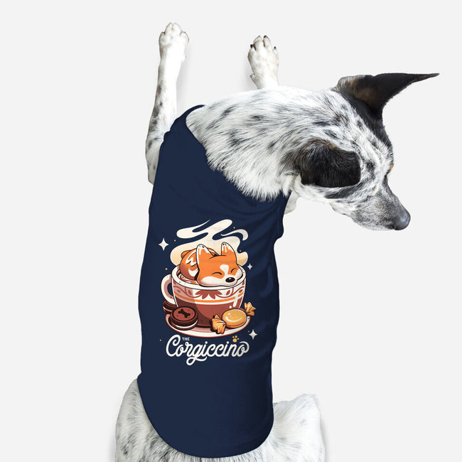 Corgi Coffee Break-Dog-Basic-Pet Tank-Snouleaf