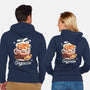 Corgi Coffee Break-Unisex-Zip-Up-Sweatshirt-Snouleaf