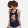 Corgi Coffee Break-Womens-Racerback-Tank-Snouleaf