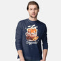 Corgi Coffee Break-Mens-Long Sleeved-Tee-Snouleaf