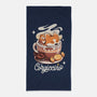 Corgi Coffee Break-None-Beach-Towel-Snouleaf