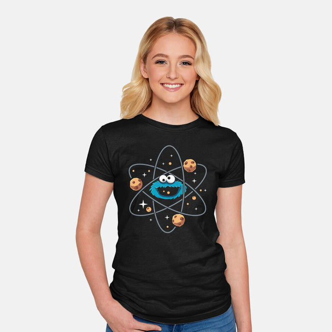 Cookie Atom-Womens-Fitted-Tee-erion_designs