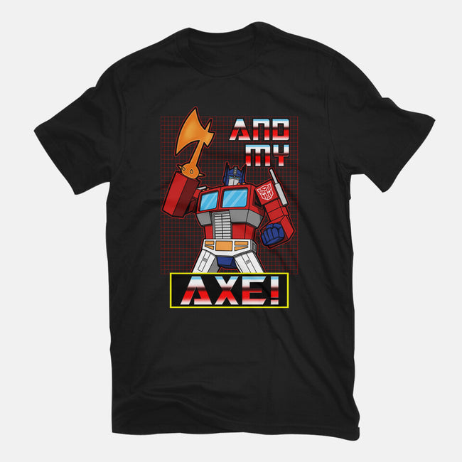 Cybertronian Axe-Womens-Basic-Tee-Boggs Nicolas