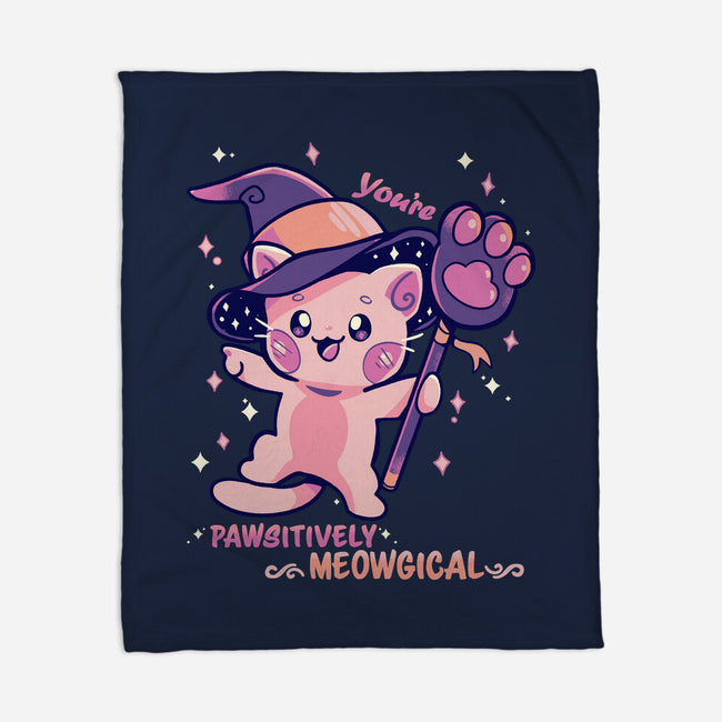 PAWsitively MEOWgical-None-Fleece-Blanket-TechraNova