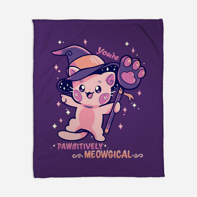 PAWsitively MEOWgical-None-Fleece-Blanket-TechraNova